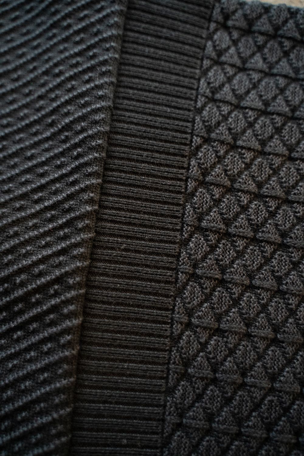 【ラスト1点】【24SS】Haruno Knit(BLACK)