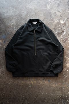 【25AW】ハーフジッププルオーバースウェット(INK BLACK)