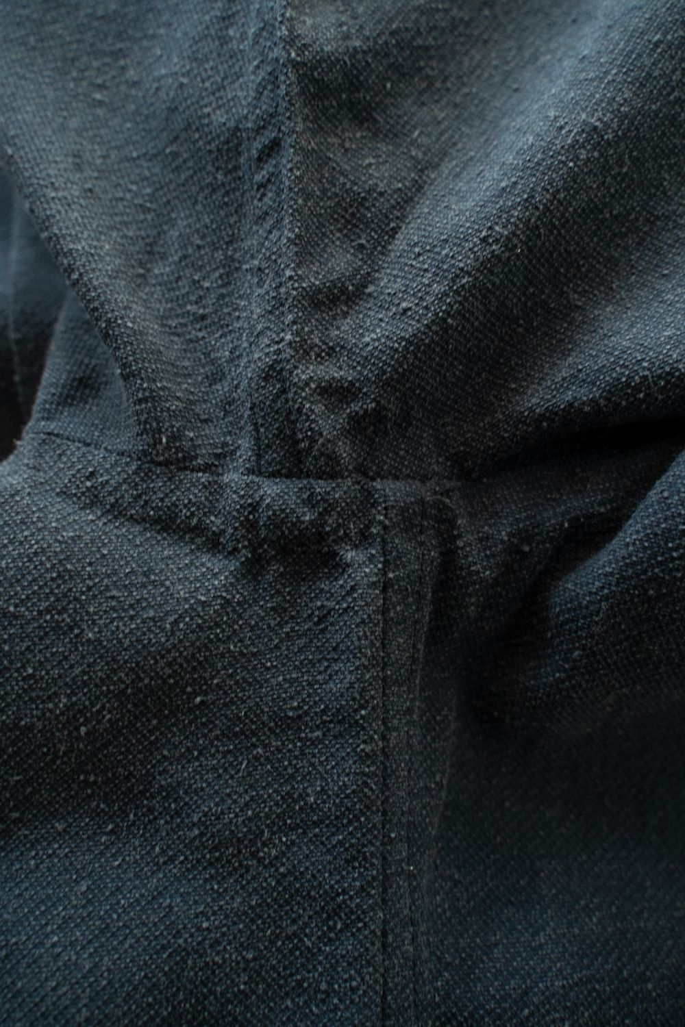 【ラスト1点】【25AW】Silk Nep Kersey Windsor Wide Collar Shirt(IRON BLUE)