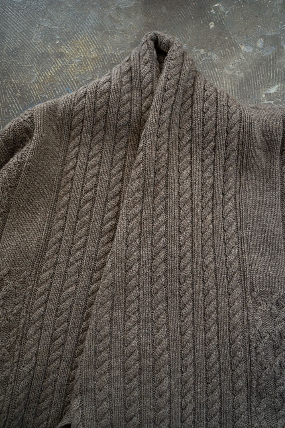 YASHIKI - Ginrei Knit Coat(MOCHA) | Salty