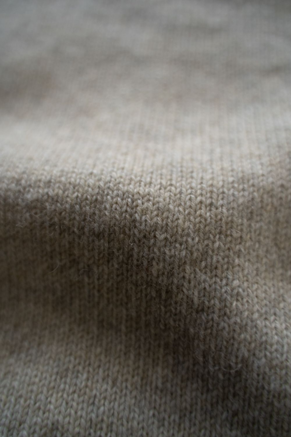 【25AW】モックネックメランジニット(MELANGE OATMEAL)