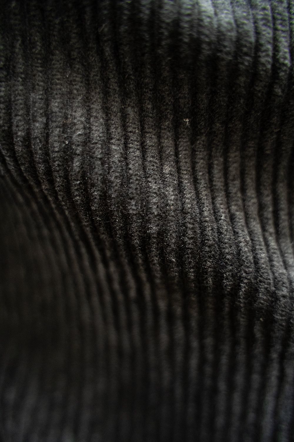 【23AW】綿×レーヨンコーデュロイシャツジャケット(BLACK)