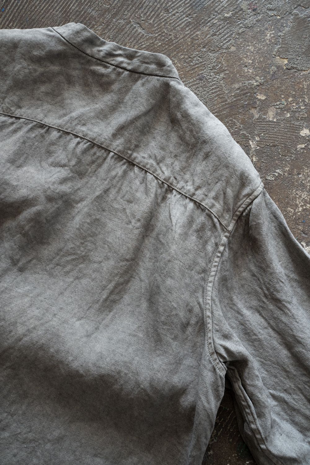 和紙大麻シャツ(松煙)