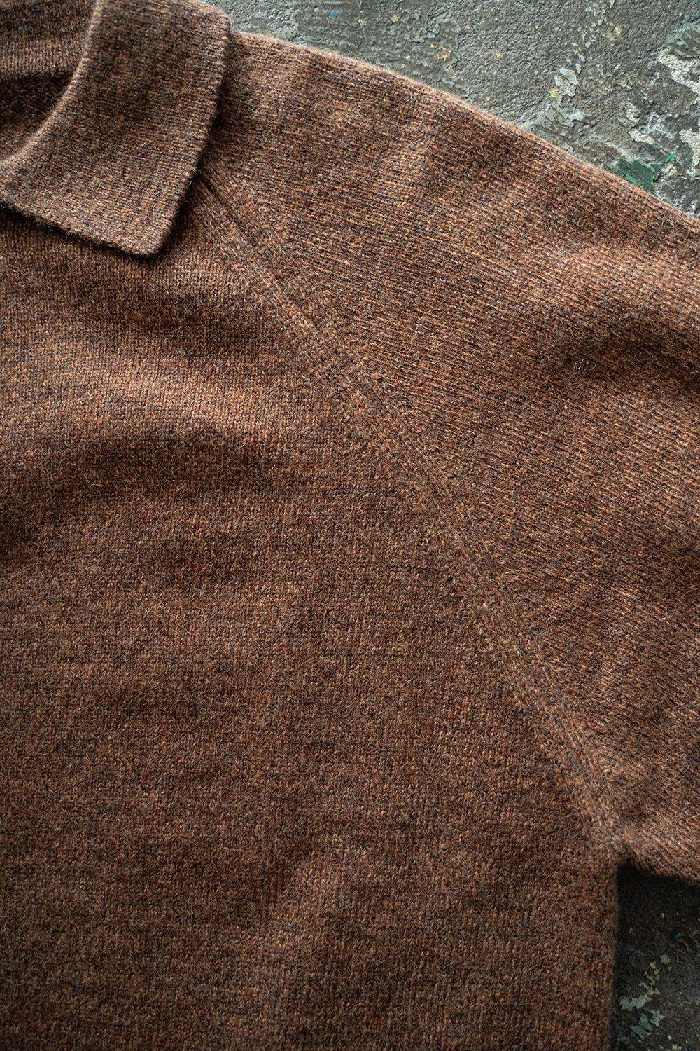 【ラスト1点】【24AW】7Gニットポロ(ORANGE)