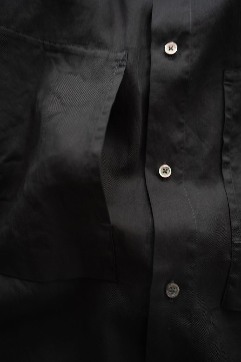 【26SS】ガーメントダイオーバーシャツ(BLACK NAVY)