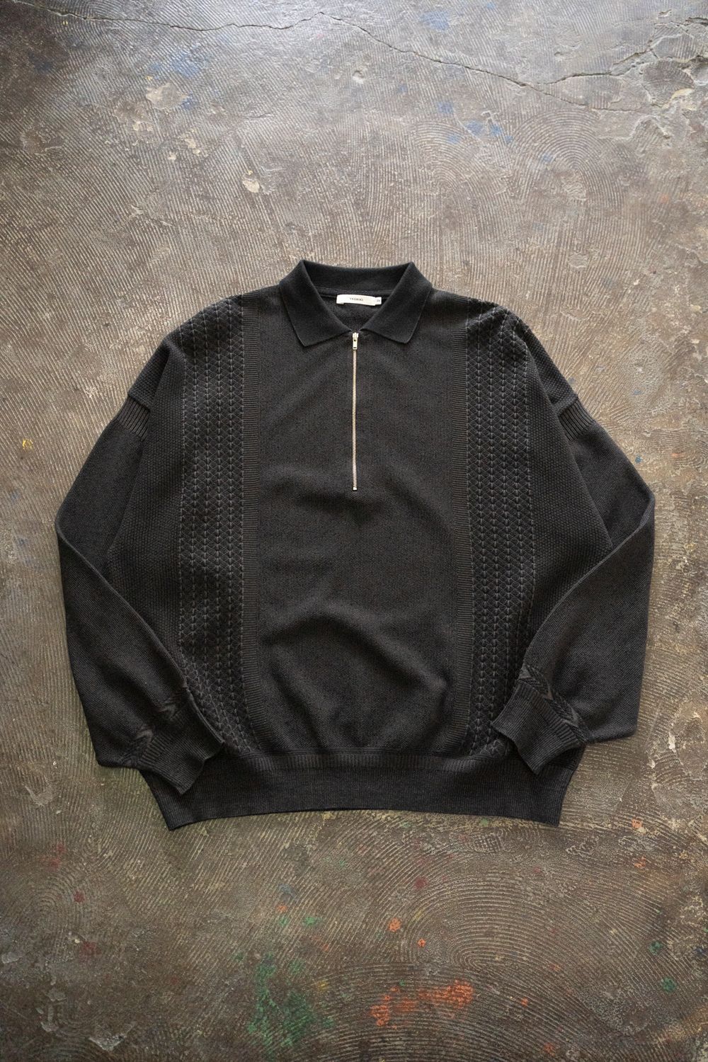 【26SS】Kanto Knit Polo(BLACK)