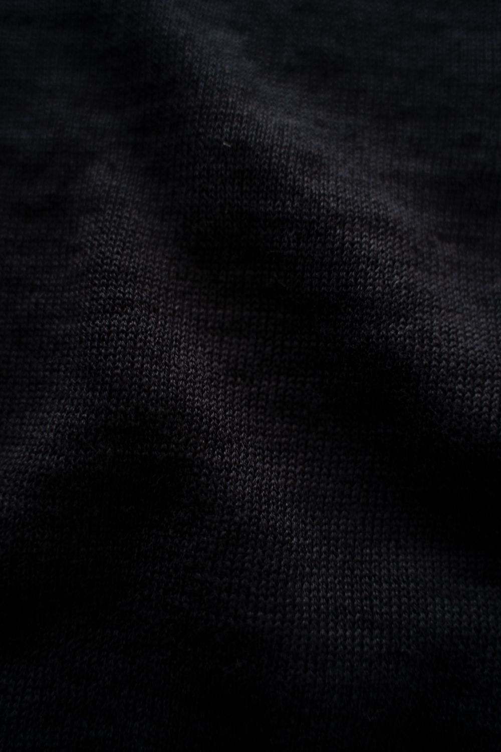 【26SS】リネン×コットンニットTee(INK BLACK)