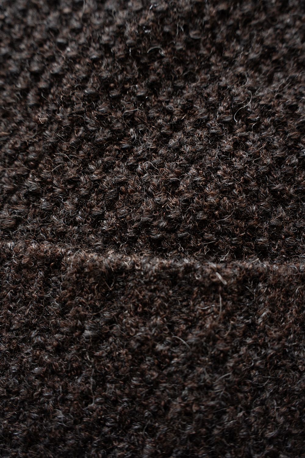 【26AW】5Gニットブルゾン(BROWN CHARCOAL)