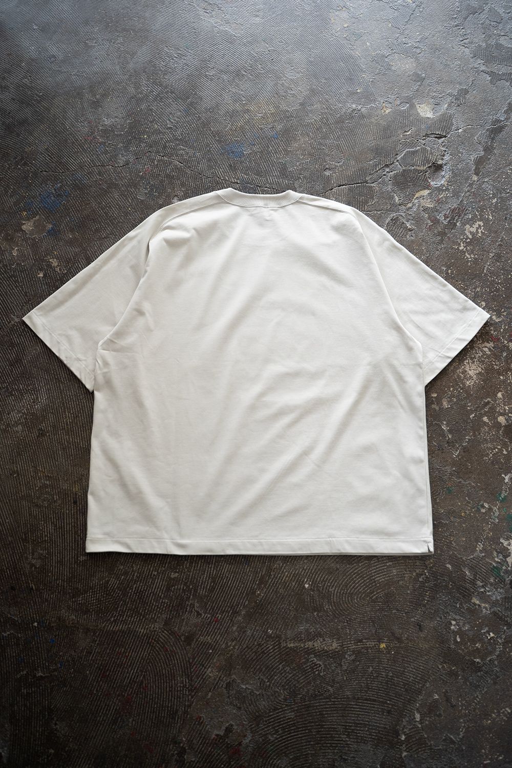 【ラスト1点】【25SS】強撚コットン度詰Tシャツ(PALE GRAY)