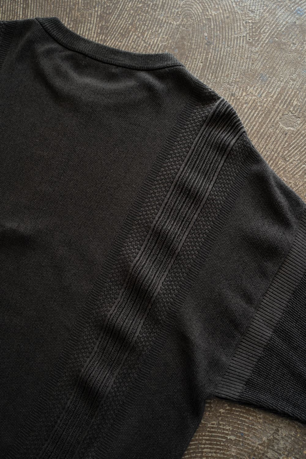 【26SS】Ryokufu Henley Knit(BLACK)