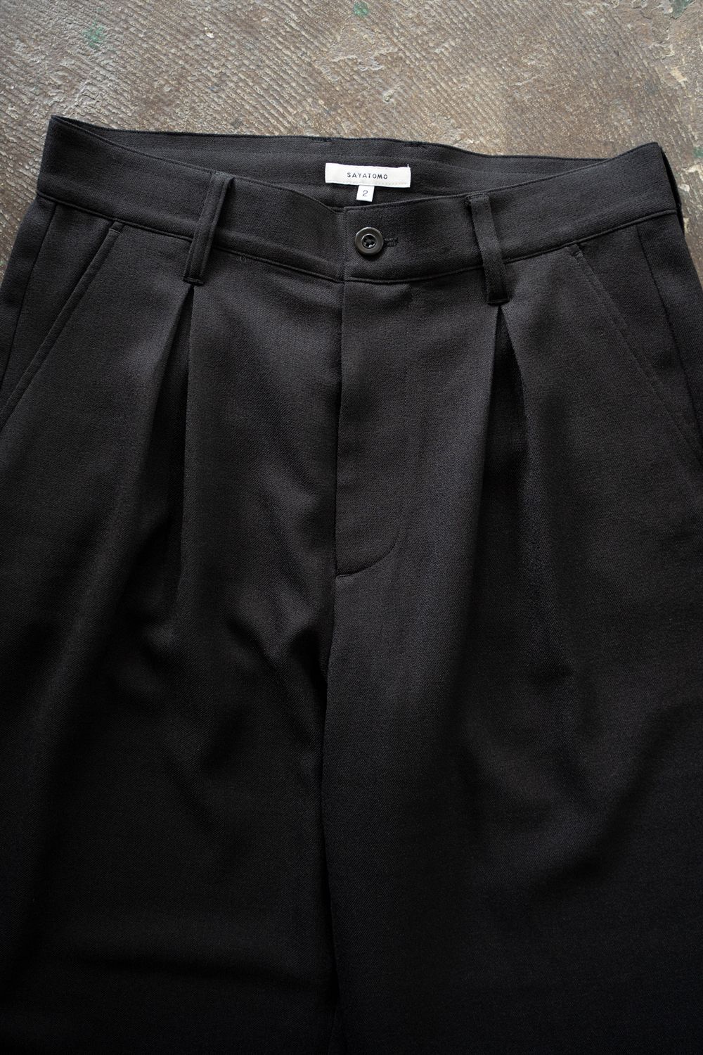 SAYATOMO19aw サイズ2 SAYATOMO - 2-Tack Corduroy Trousers/2タックコーデュロイ