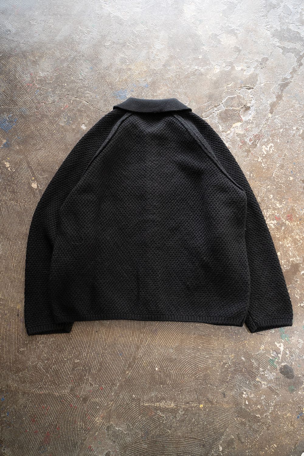 STILL BY HAND - 【24AW】5Gニットブルゾン(BLACK) | Salty