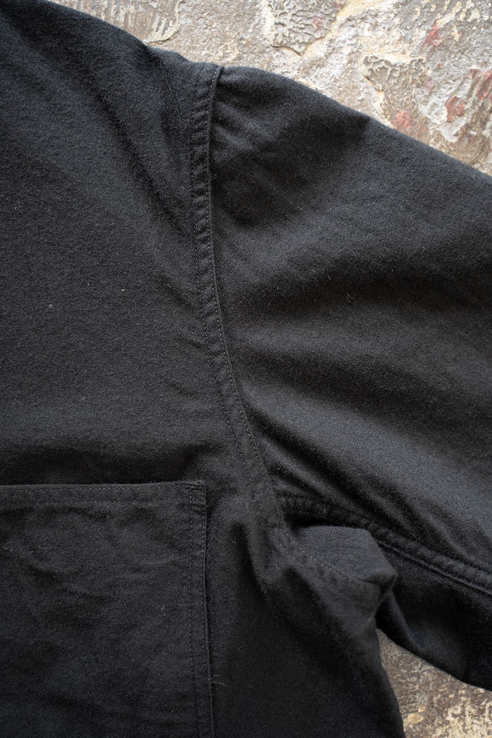 【25AW】Wool Cotton Moleskin Jacket(BLACK)