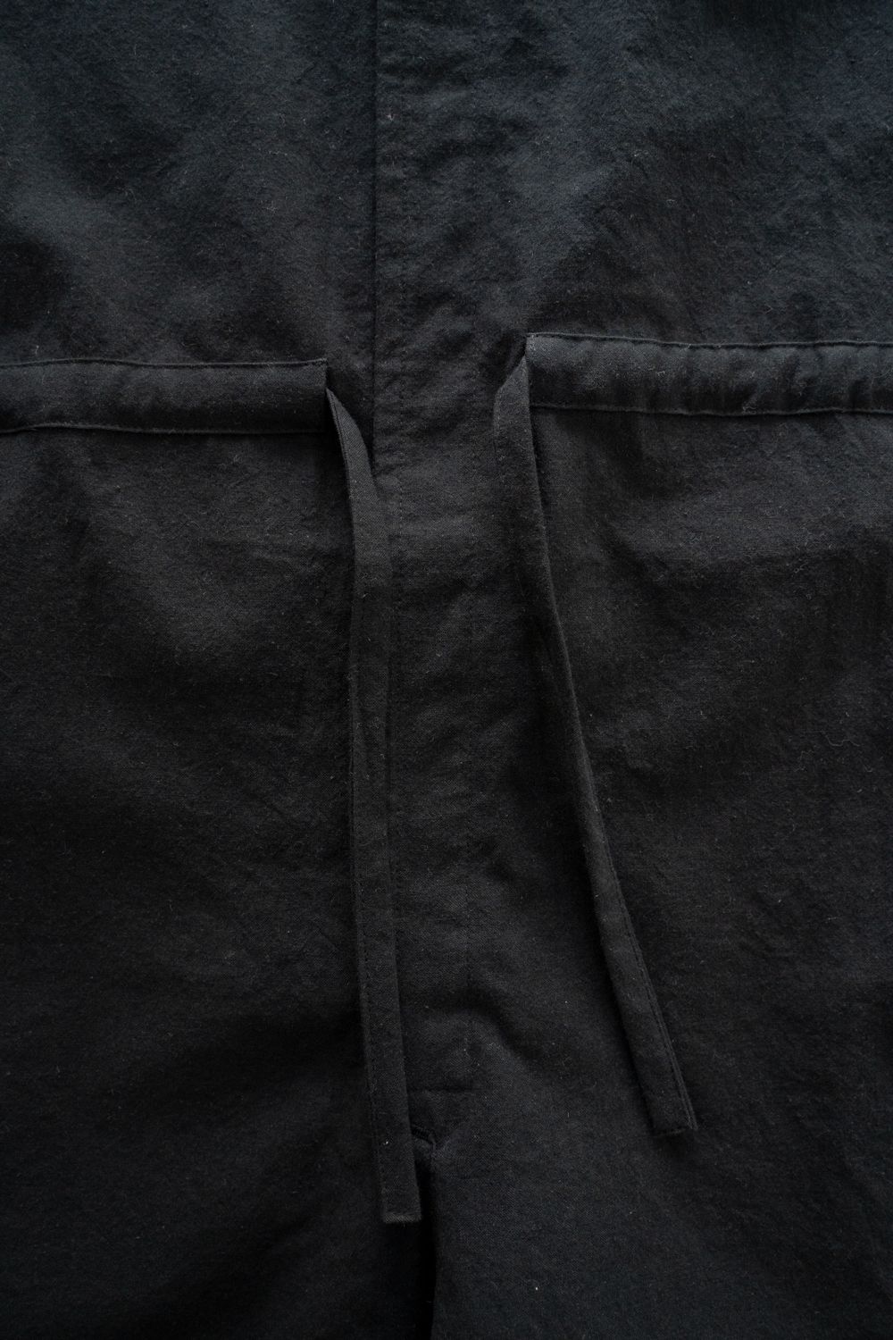 【26SS】"joint(short)"pajama【オールインワン】(washed light cotton BLACK)