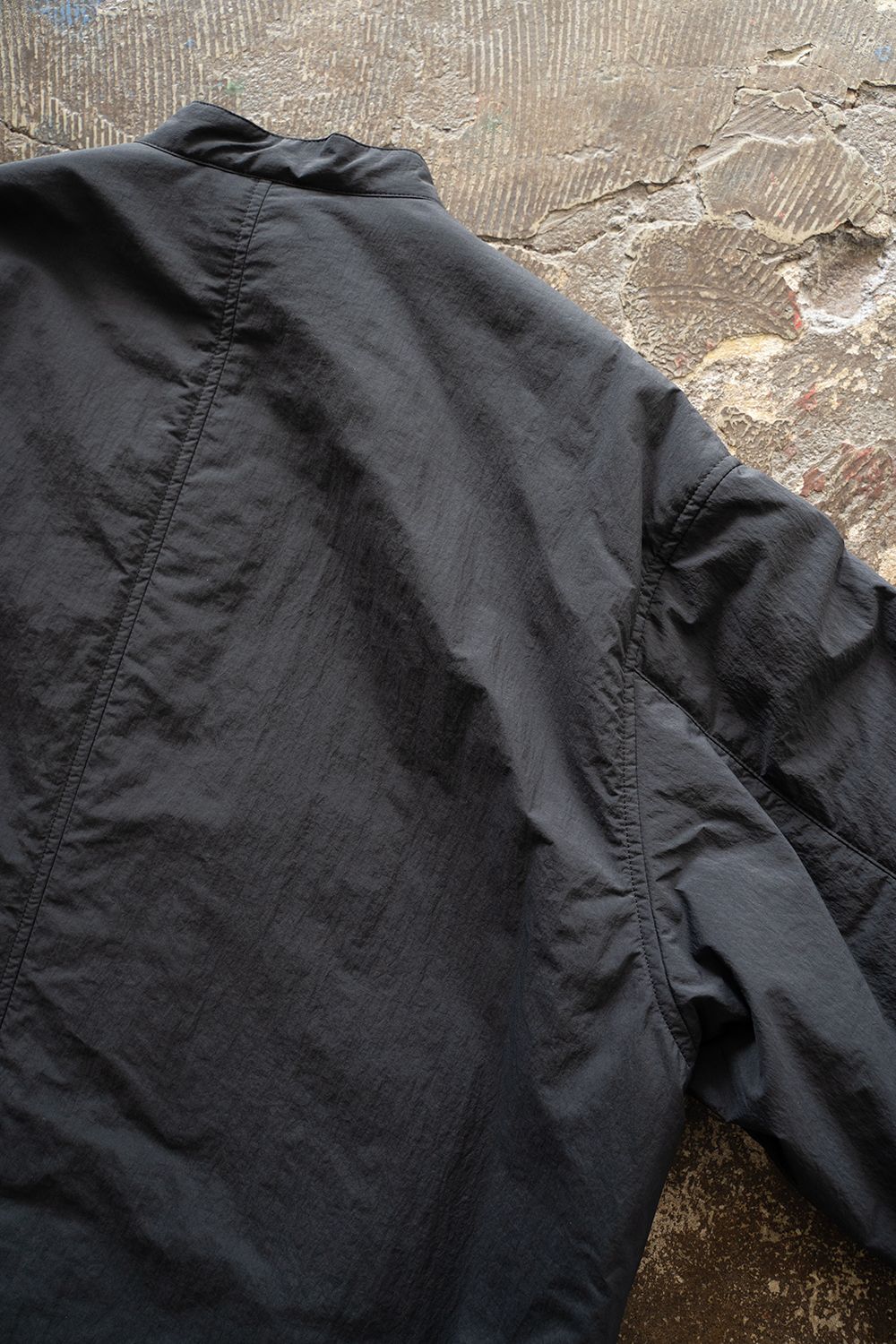 【25AW】シンサレートシャツブルゾン(INK BLACK)