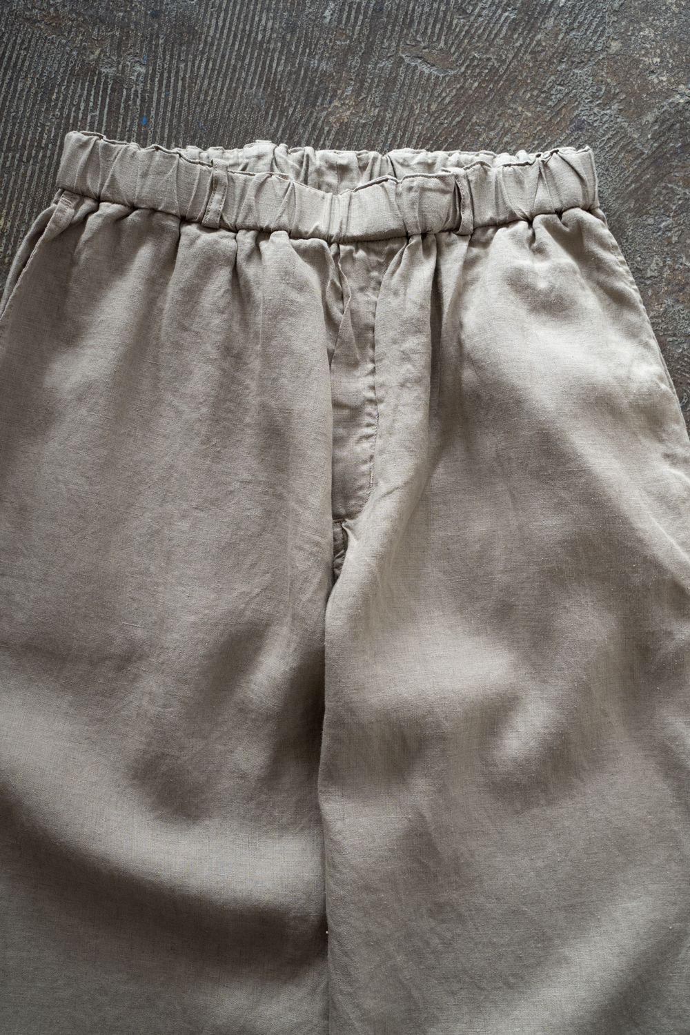 大麻ワイドパンツ(珈琲)