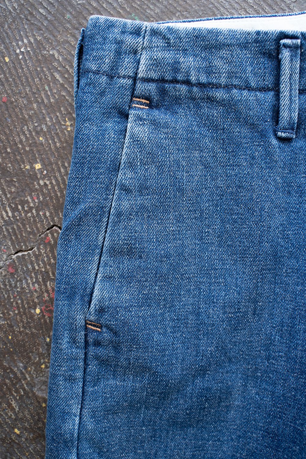 【ラスト1点】【23SS】ヒップハングパンツ(INDIGO FADE)