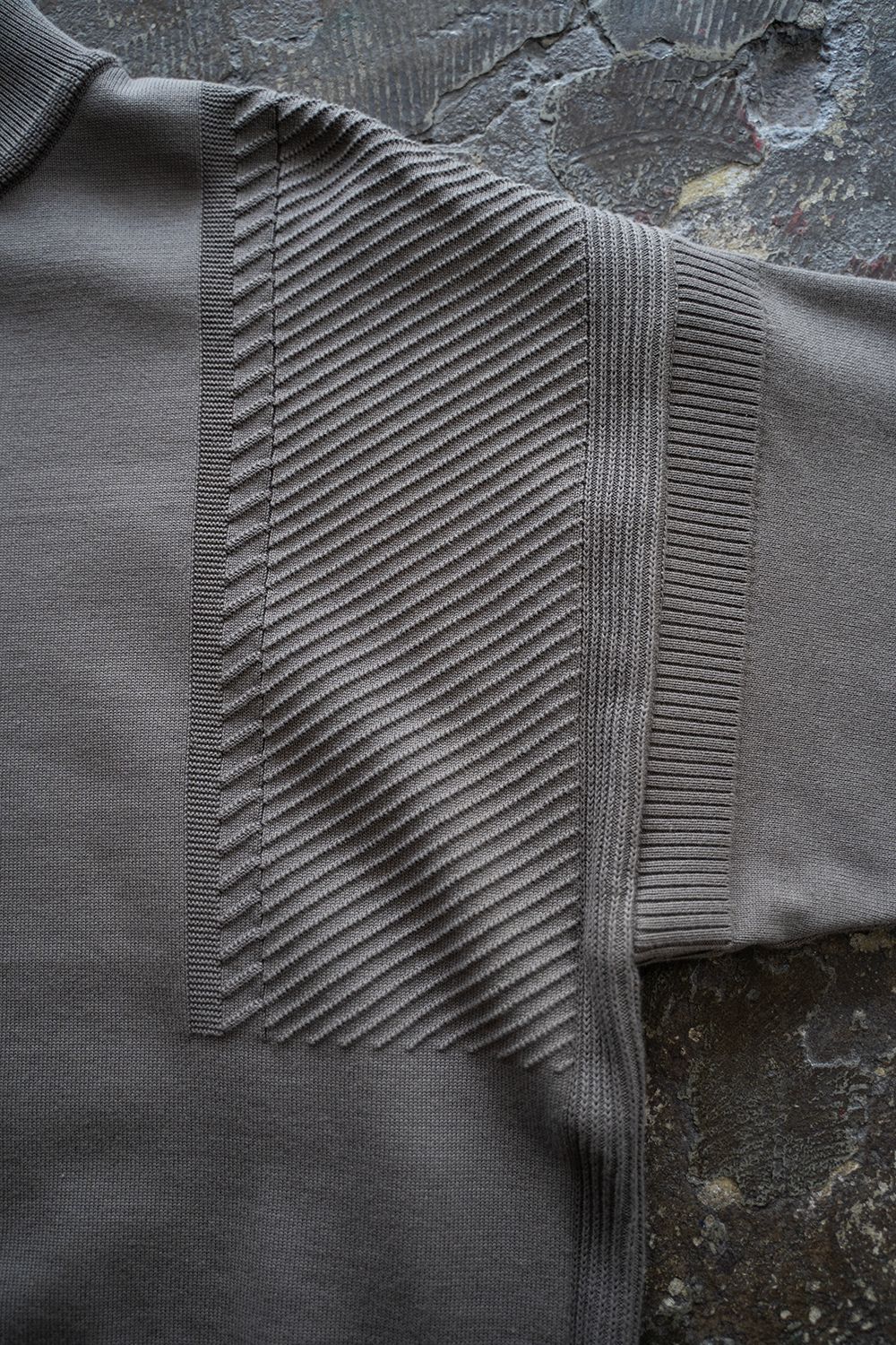 Akisora Mock Neck Knit(GREIGE)