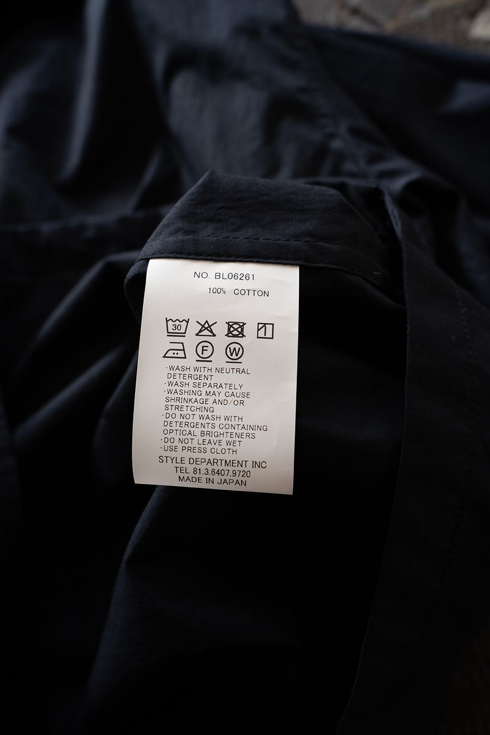 【26SS】コットンツイルシャツジャケット(DARK NAVY)