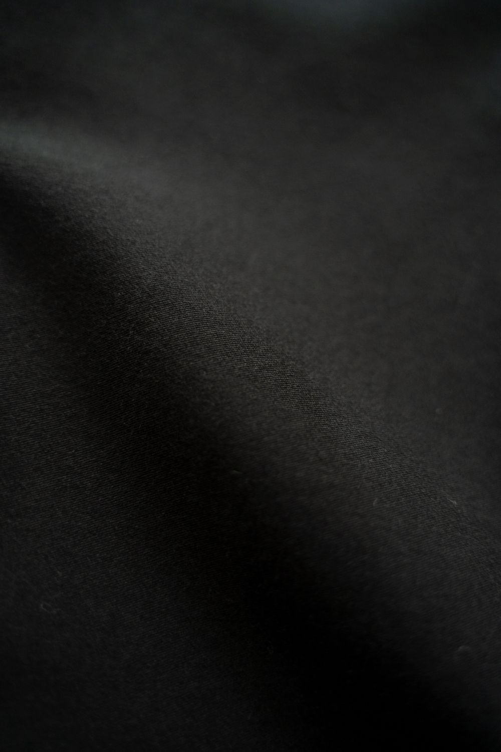 【26SS】コットンモールスキンジップブルゾン(INK BLACK)