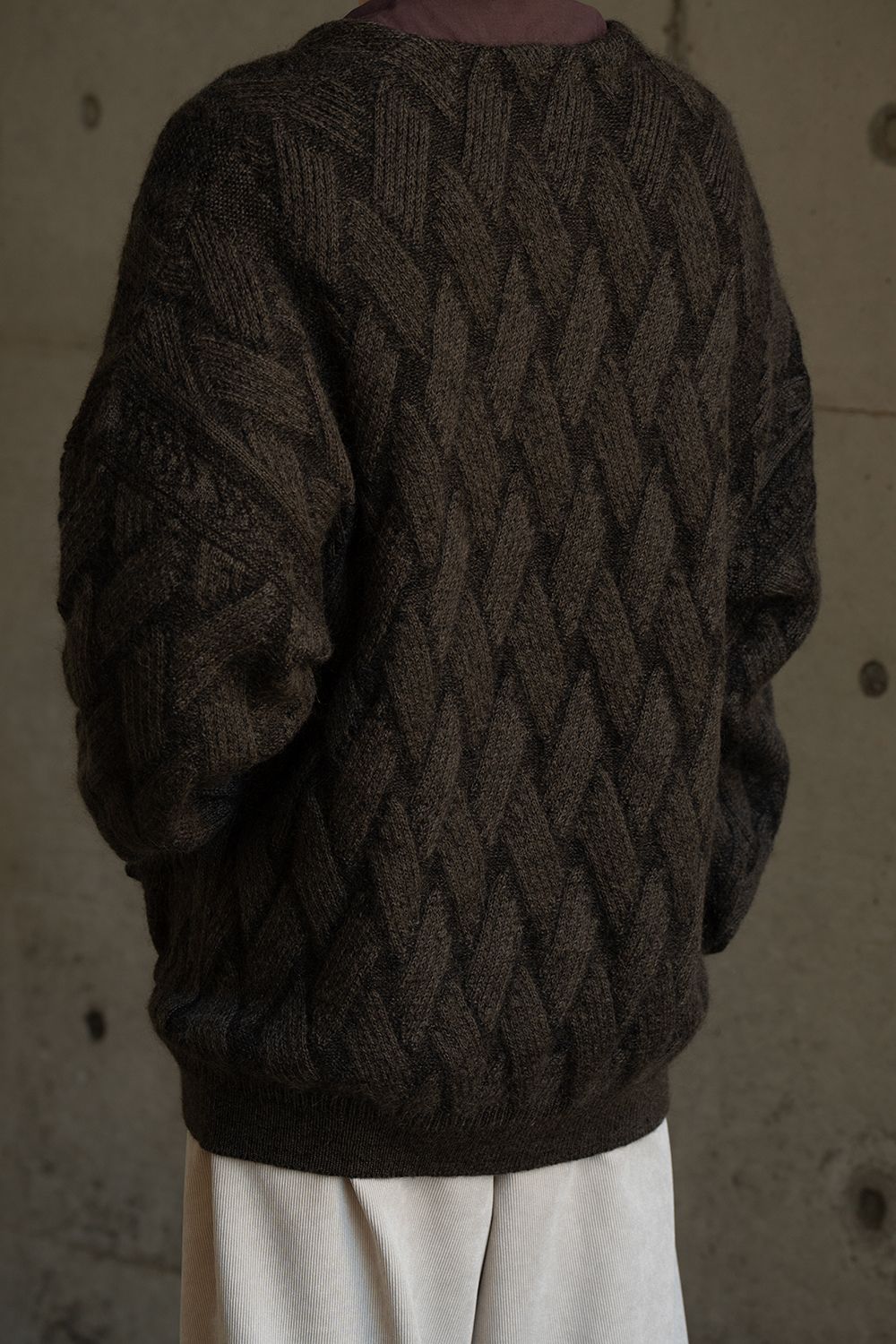 【26AW】Ochiba Mohair Cardigan(OLIVE)