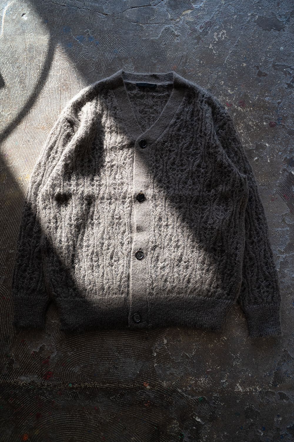 【ラスト1点】【24AW】Melt Cardigan/メルトカーディガン(FAWN)