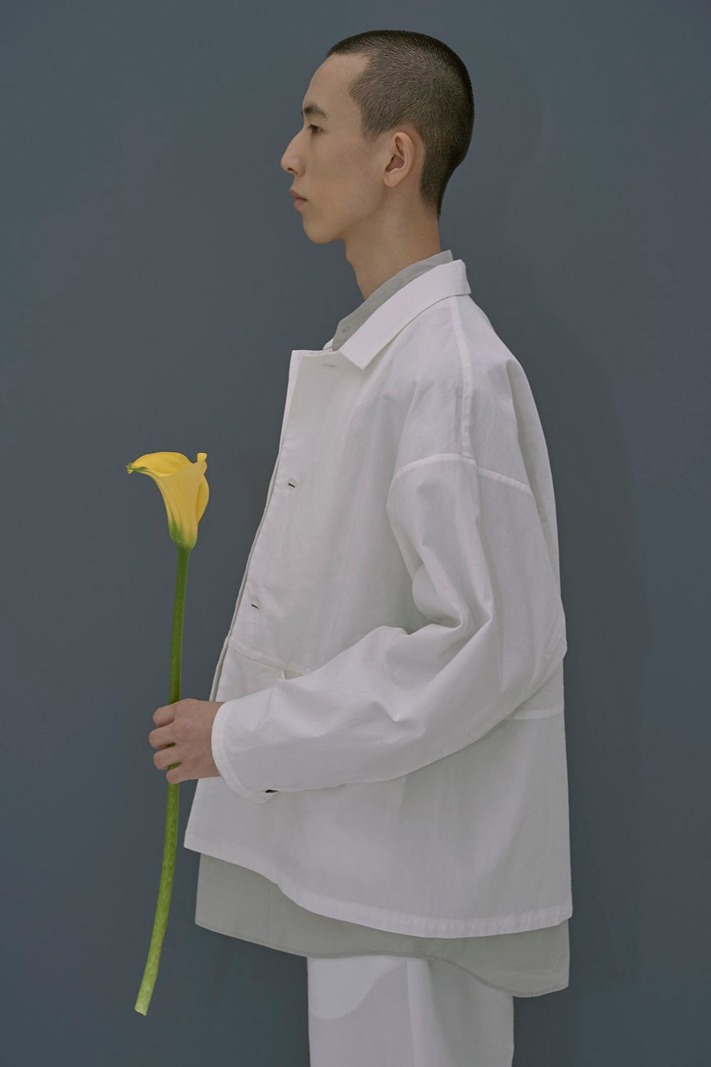 【ラスト1点】【21SS】Drop Shoulder Jacket(WHITE)