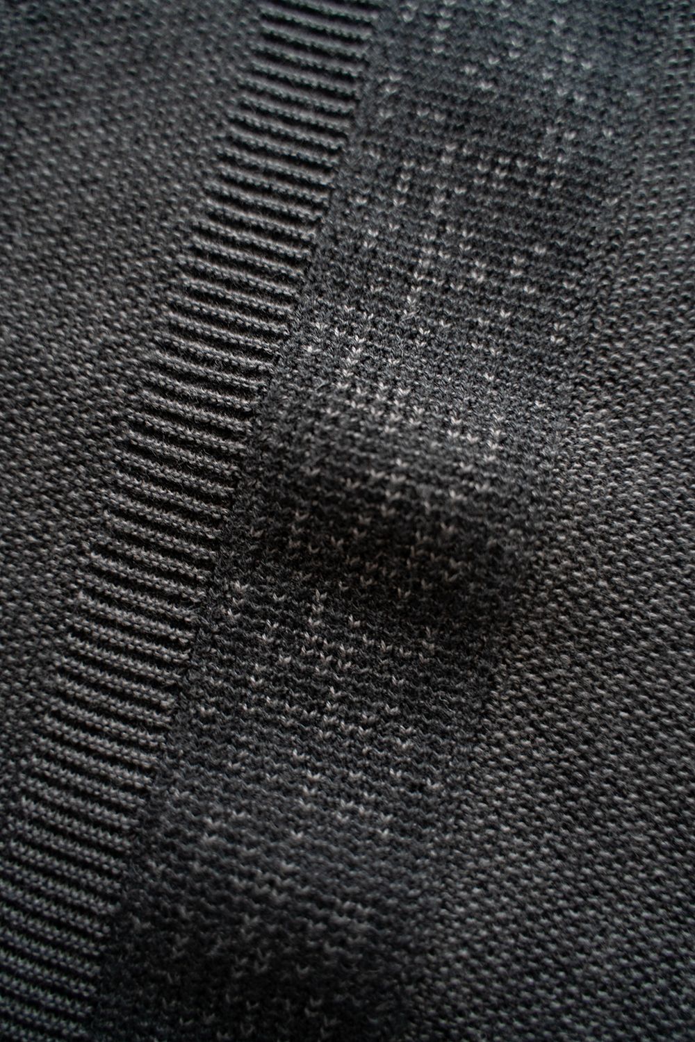 【ラスト1点】【25SS】Fumon Henley Knit(BLACK)