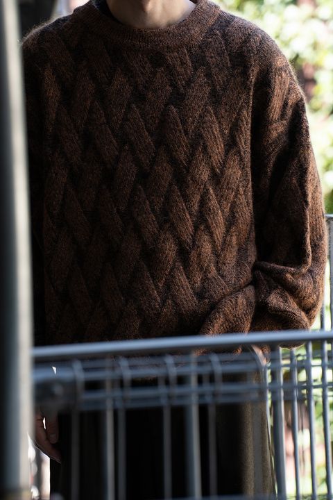 【26AW】Ochiba Mohair Knit(ORANGE)
