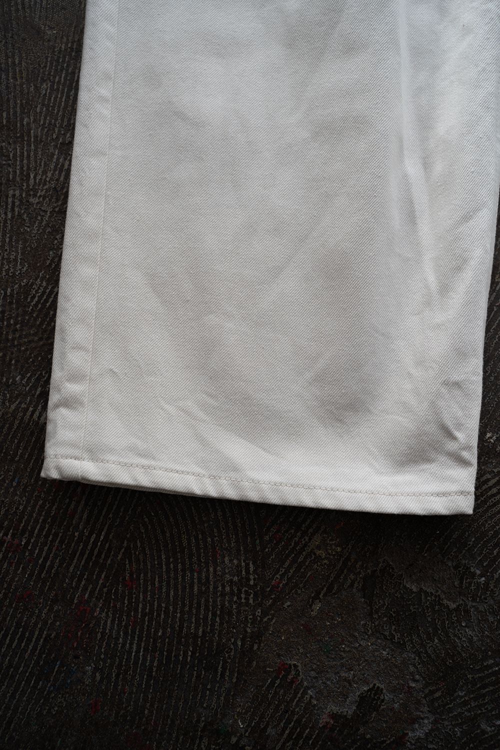 【ラスト1点】2-Tack Denim Pants/2タックデニムパンツ(OFF WHITE)
