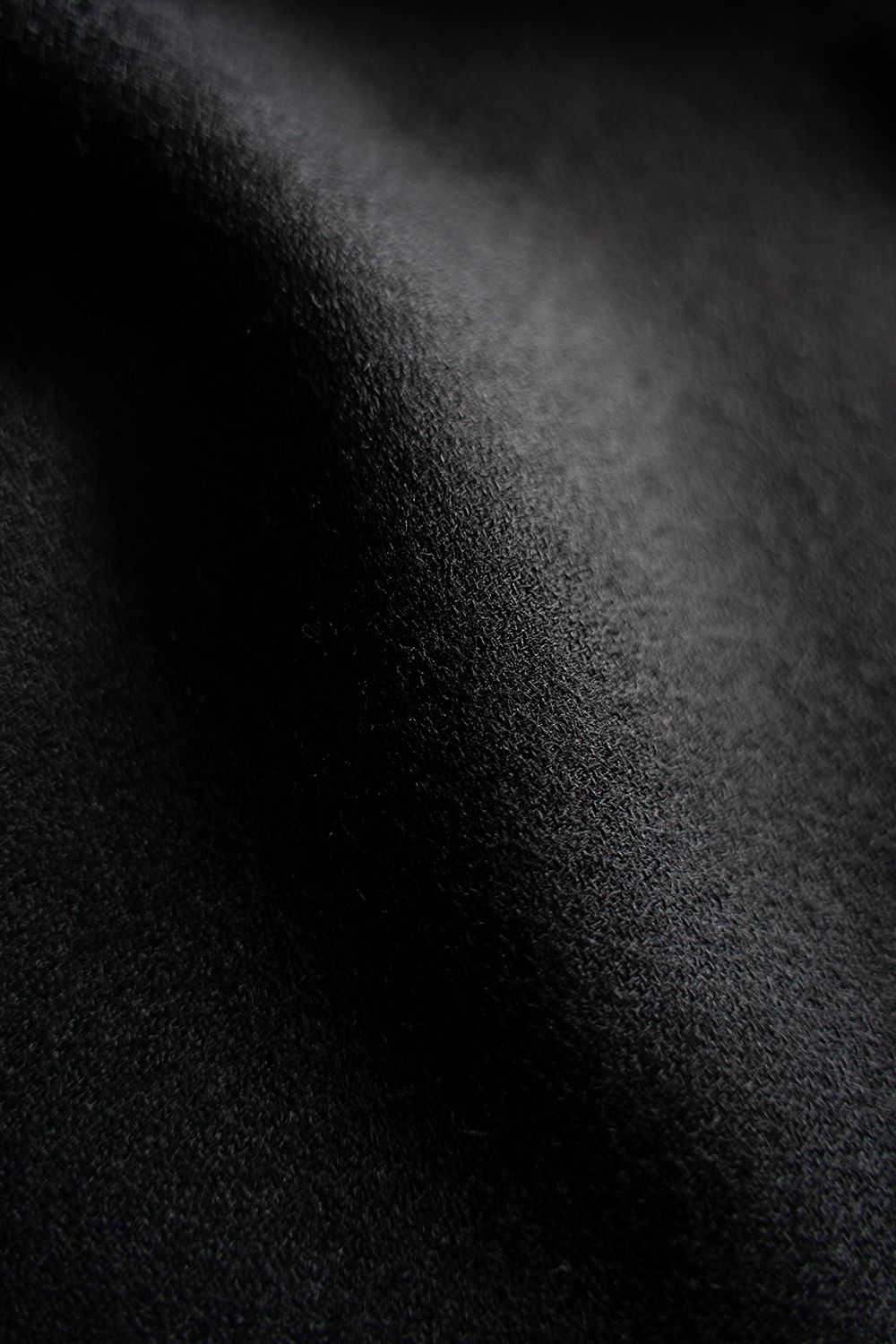 【25AW】ウールアムンゼンシャツ(BLACK)