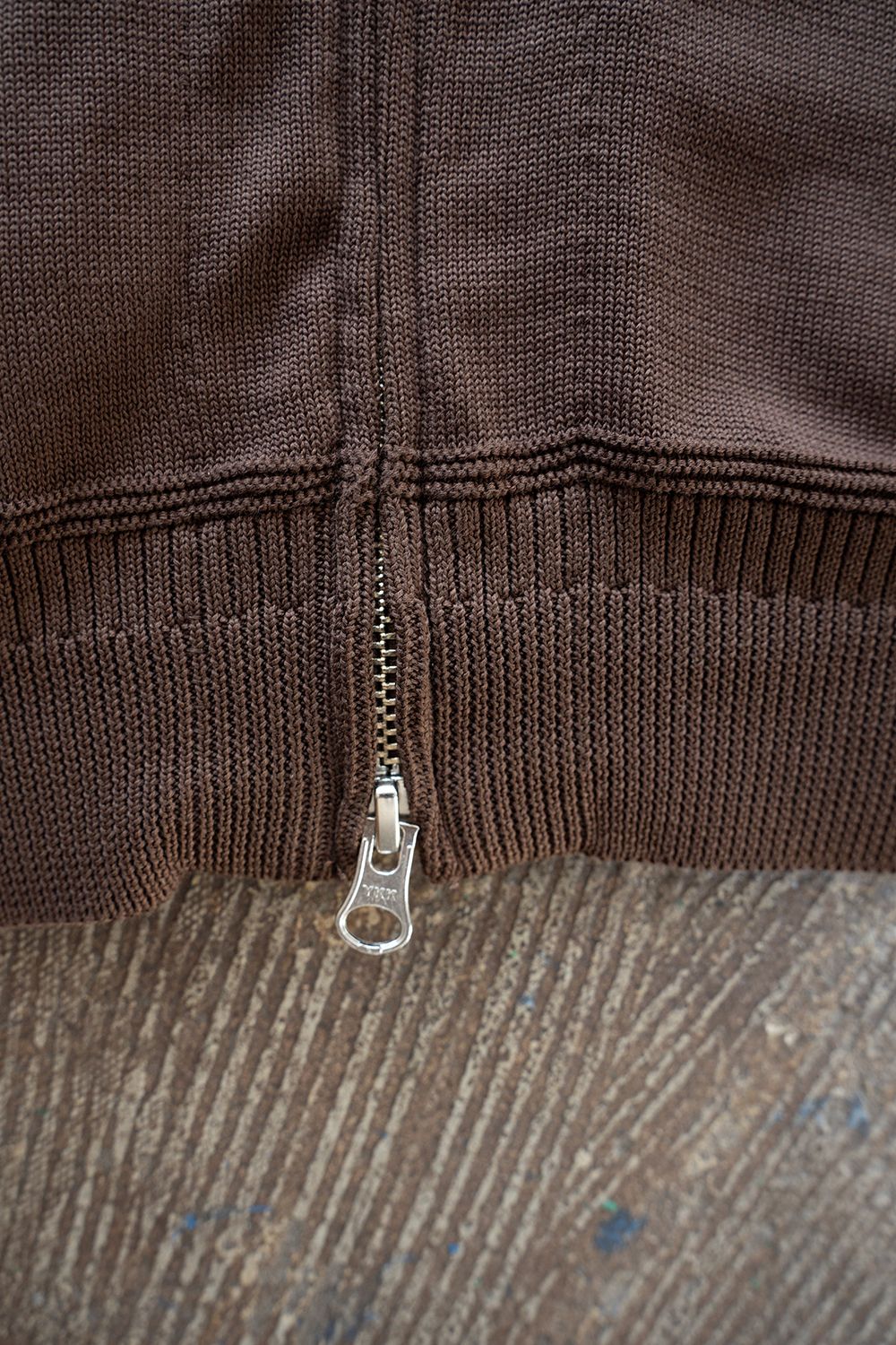 【26AW】Akiyo Zip Cardigan(BROWN)