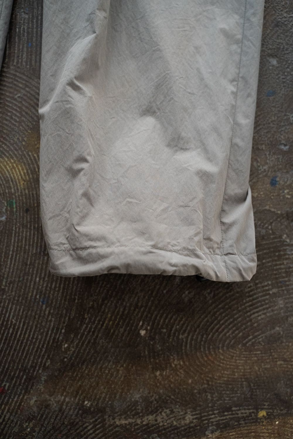 【ラスト1点】2-Tack Cotton-Nylon Trousers/2タックコットンナイロントラウザーズ(GRAY)