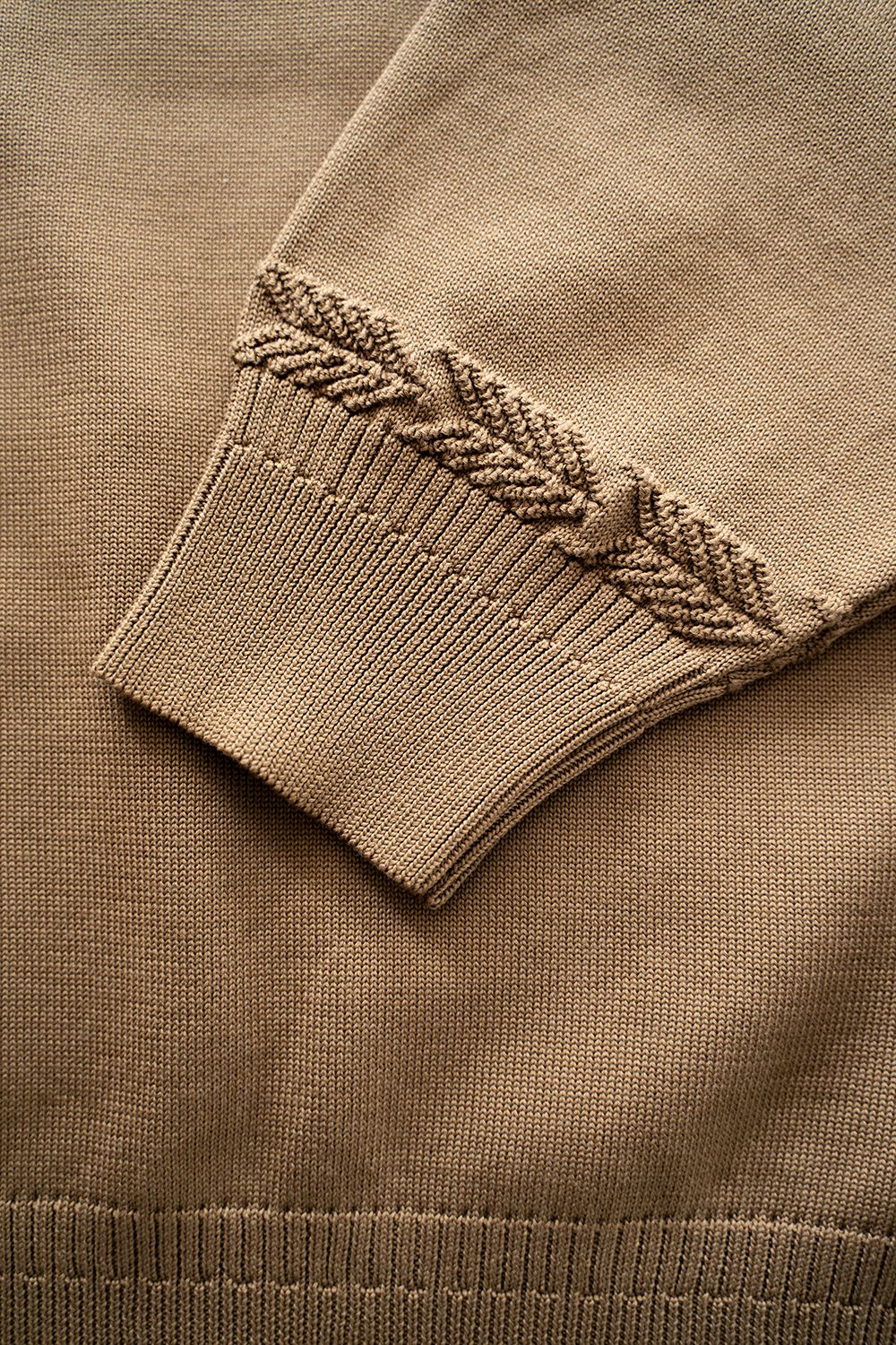 【ラスト1点】【22AW】Satoyuki Knit(CAMEL)