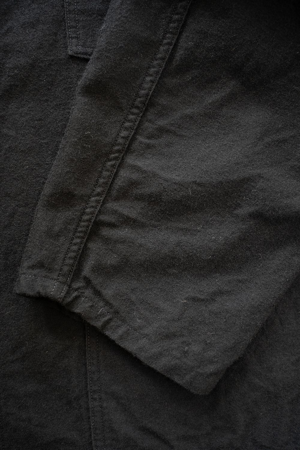 【25AW】Wool Cotton Moleskin Jacket(BLACK)