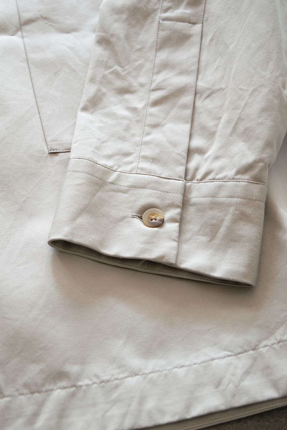 【ラスト1点】【20AW】Box Placket Overshirt(BEIGE)
