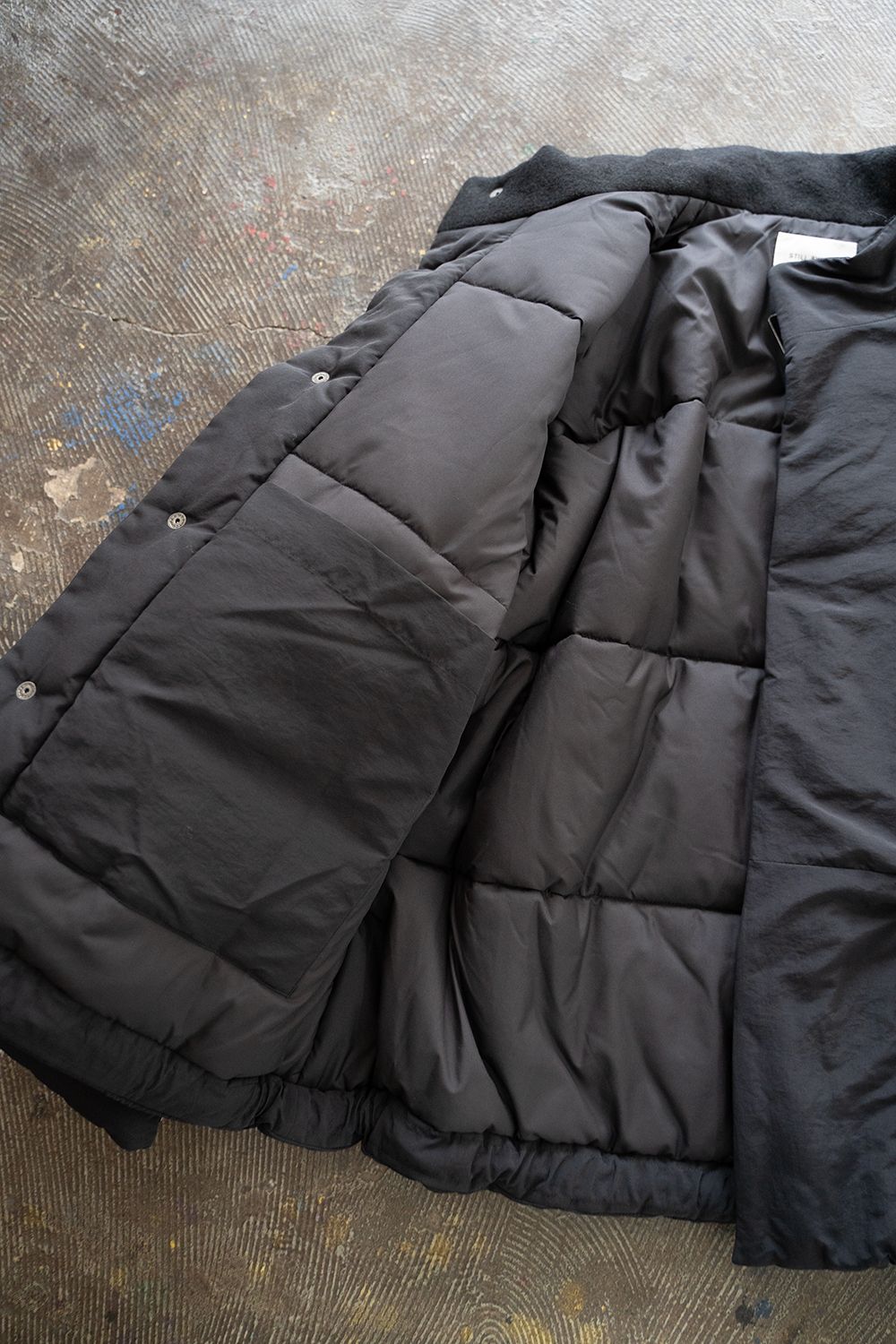 【ラスト1点】【24AW】シンサレートスタンドカラーブルゾン(BLACK)