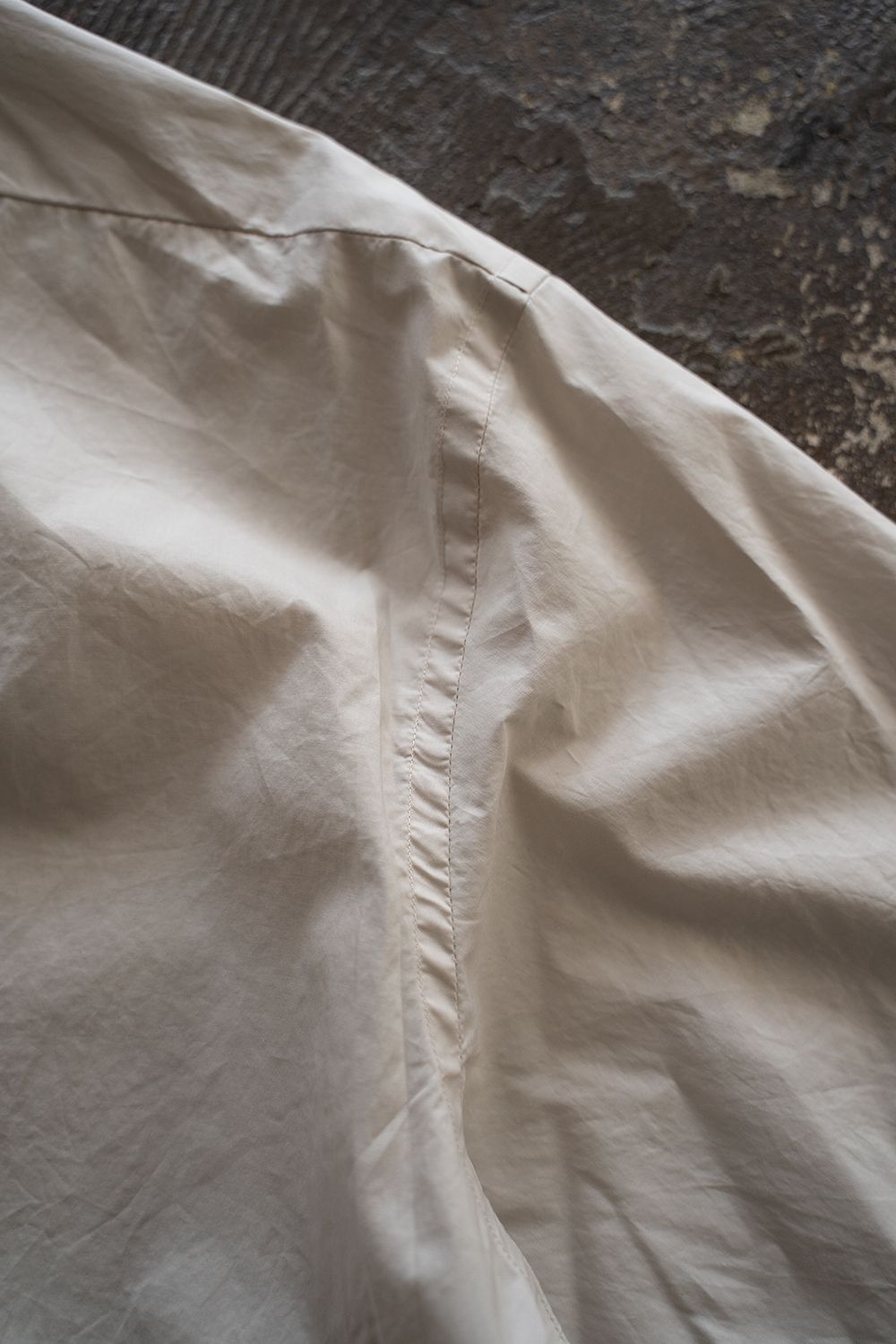 【ラスト1点】【22SS】半袖ブロードレギュラーカラーシャツ(LIGHT BEIGE)