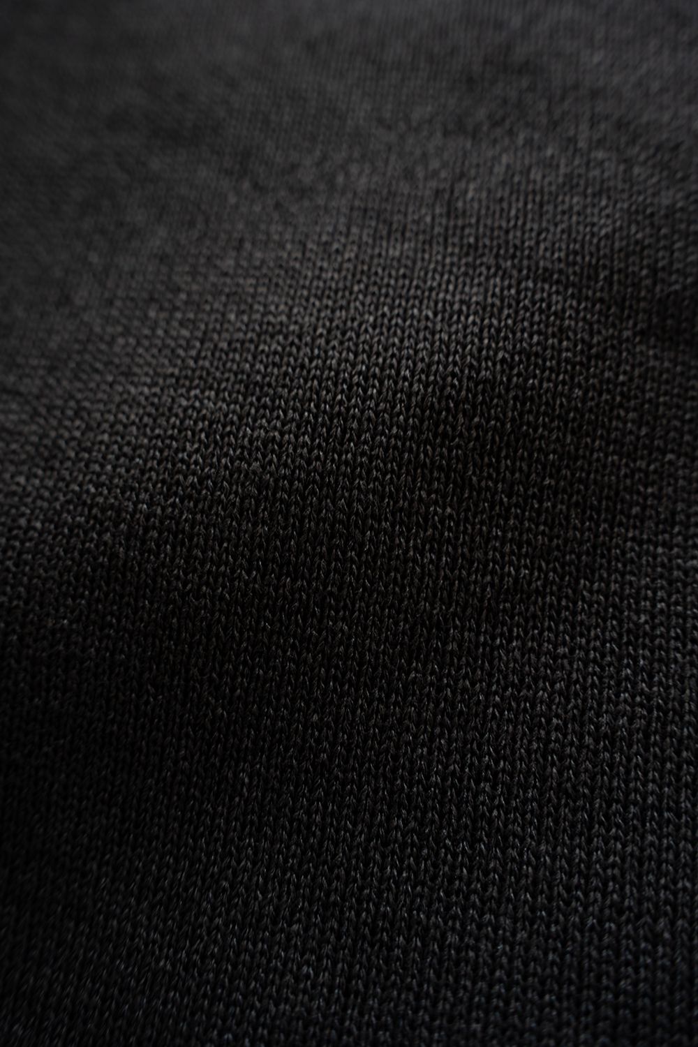 【26SS】和紙混12GラグランスリーブニットTee(INK BLACK)