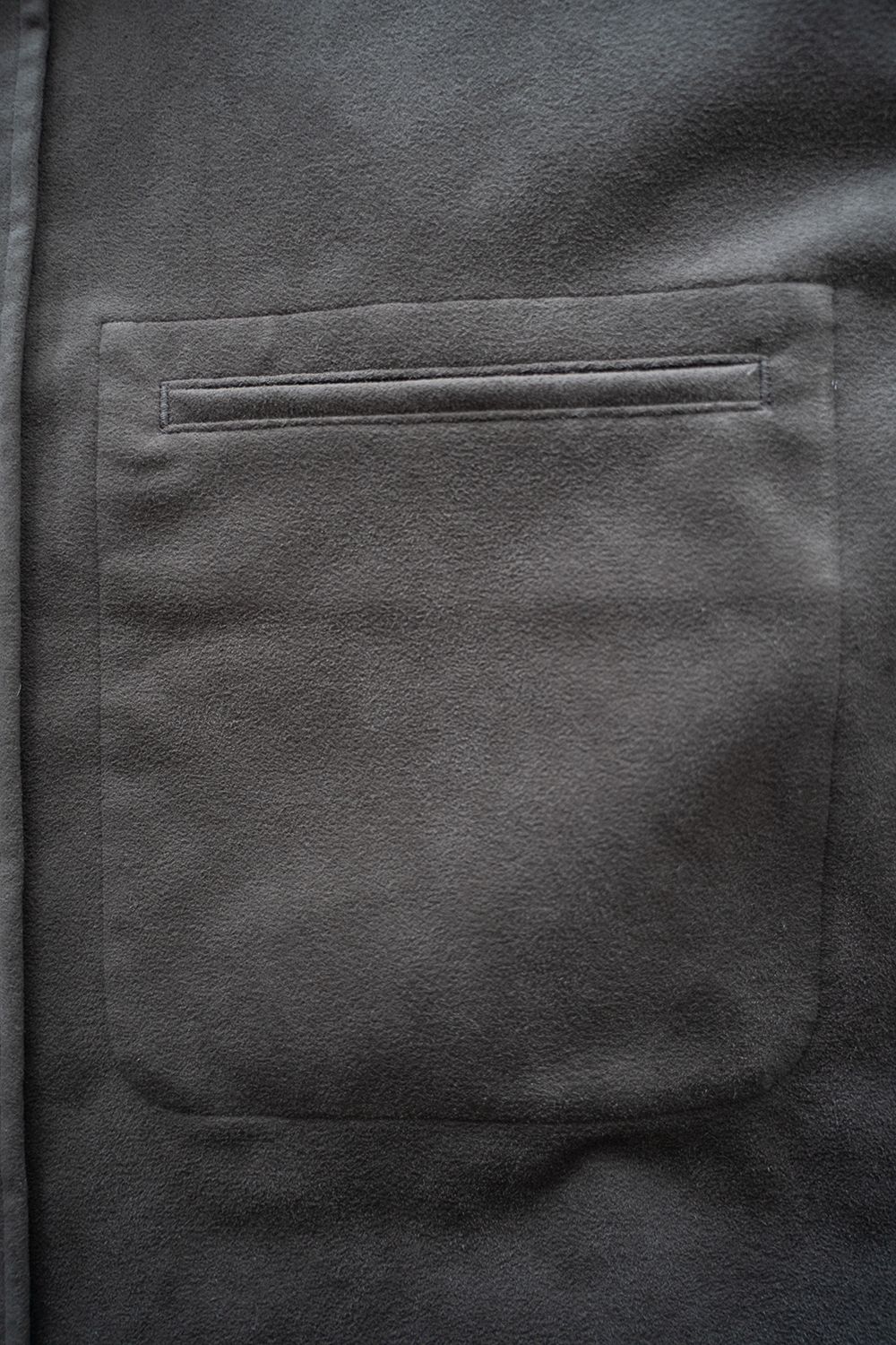 【25AW】フェイクスウェードシャツブルゾン(GREY)