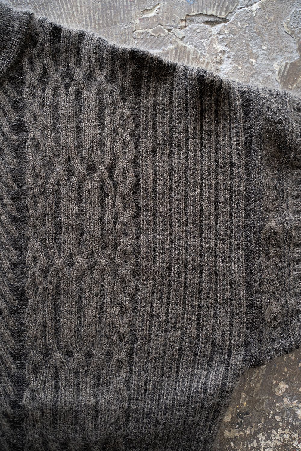 【25AW】Sekkei Mohair Knit(BROWN)
