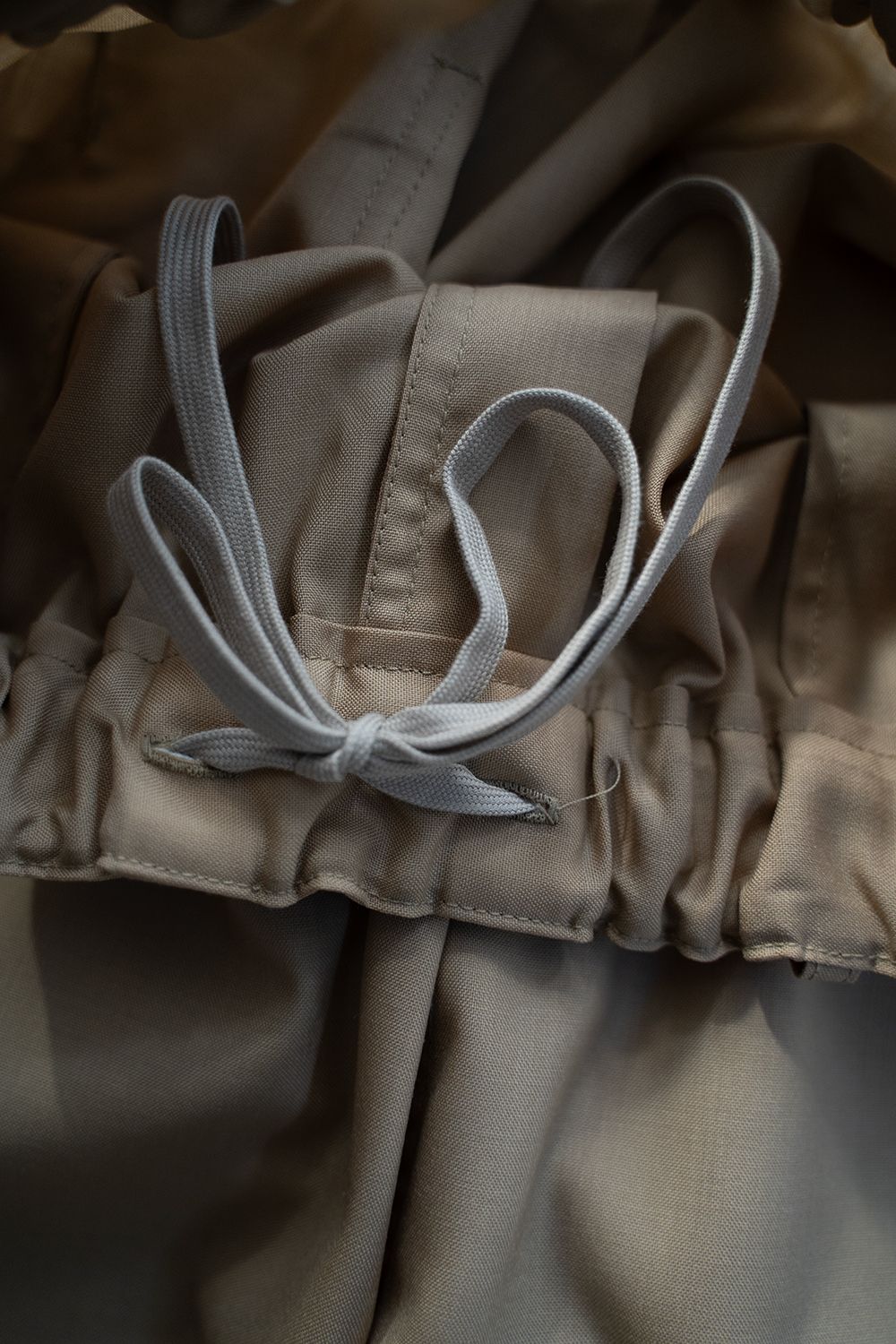 【ラスト1点】エアリーウールワイドパンツ(薄茶)