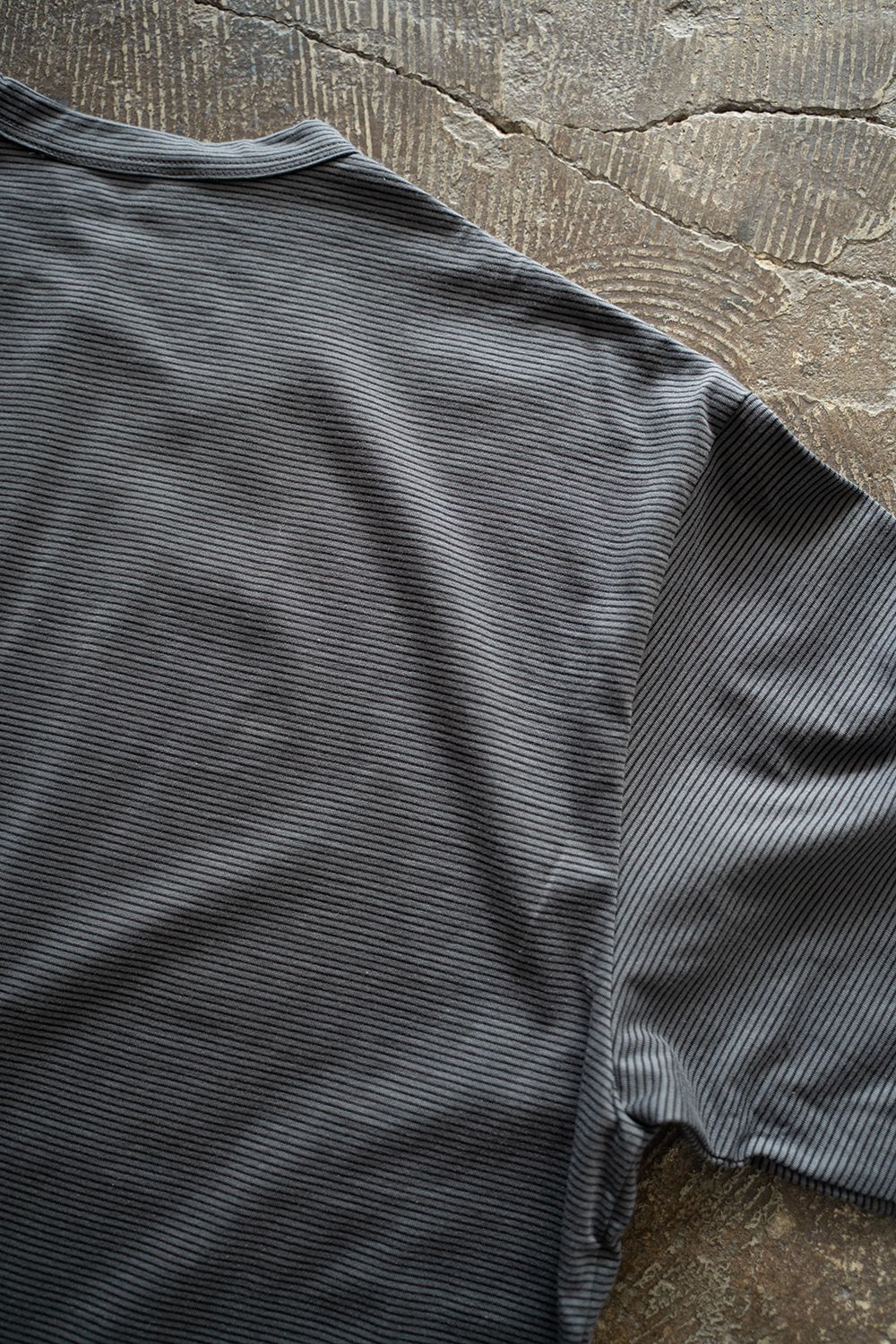【ラスト1点】【25SS】ボーダーTシャツ(GRAY×NAVY)