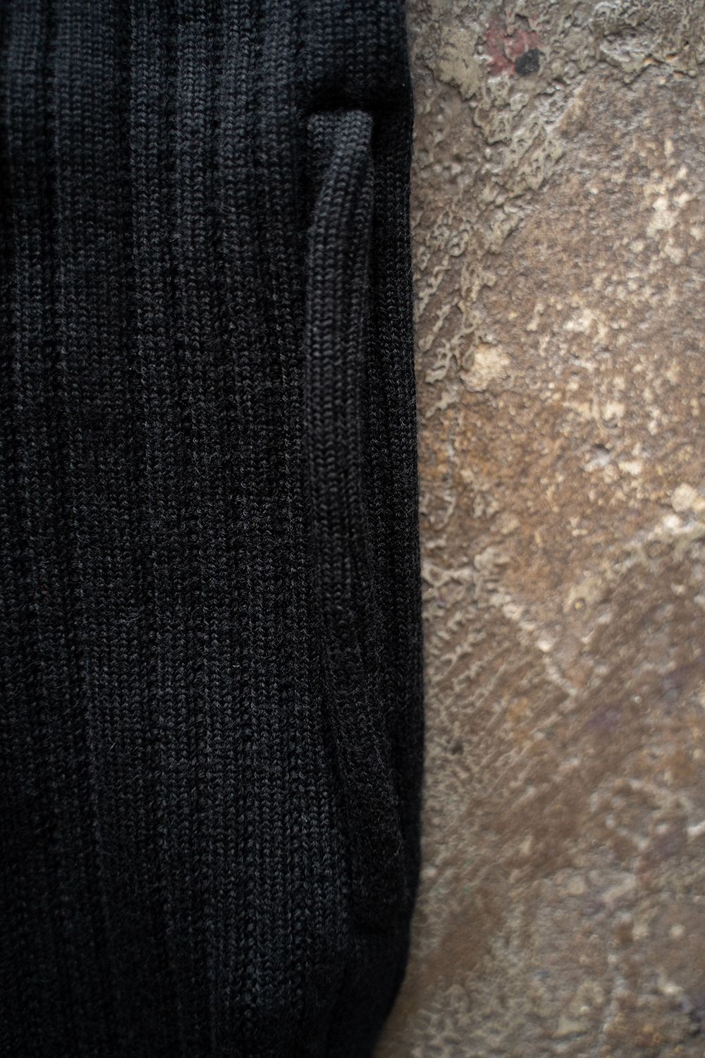 Mizore Drivers Knit Vest(BLACK)
