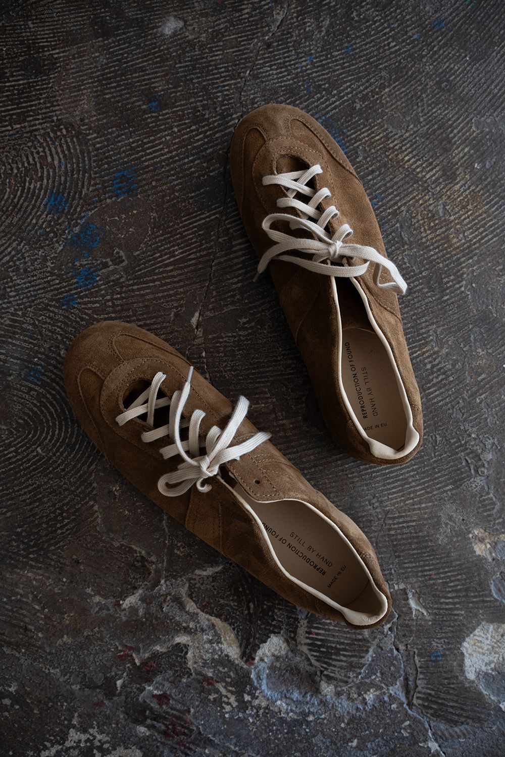 【26AW】REPRODUCTION OF FOUND×STILL BY HAND Sneaker '26 スウェードスニーカー(BROWN)