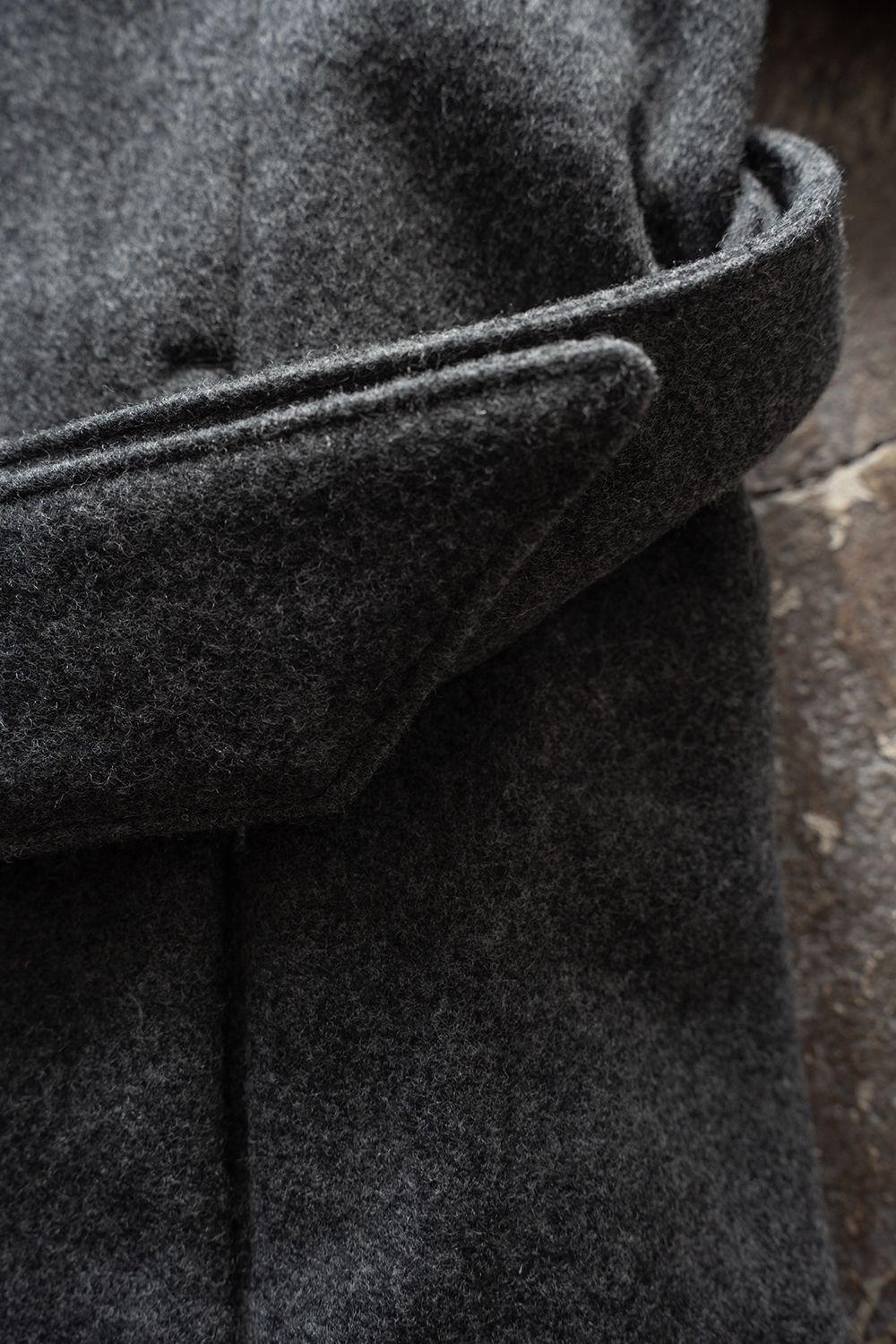 【26AW】Belted Over Coat/ベルテッドオーバーコート(GRAY)