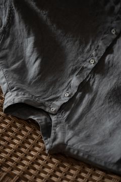 大麻シャツ 3(薄炭)