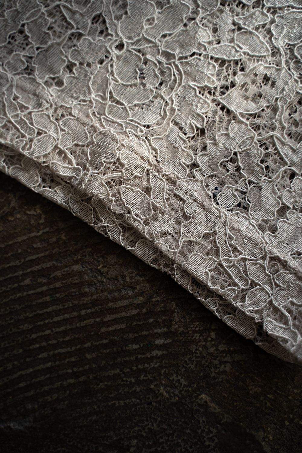【ラスト1点】Geometric Flower Lace Pullover/ジオメトリックフラワーレースプルオーバー(ECRU)