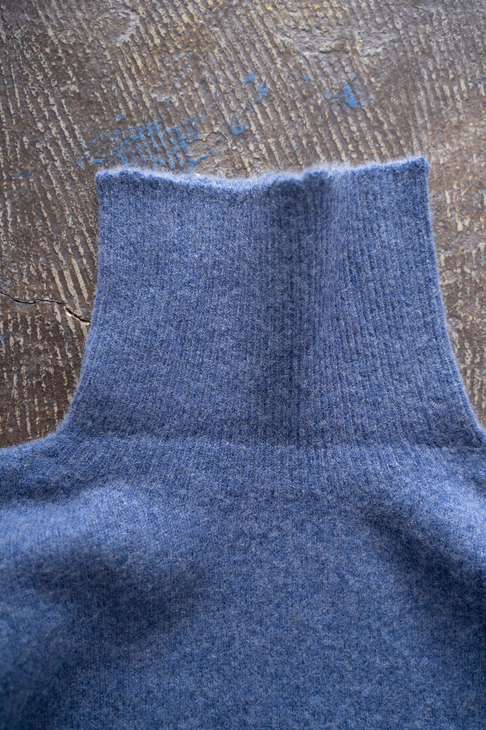 MITTAN - 【ラスト1点】ベビーカシミヤタートルセーター(薄紺) | Salty