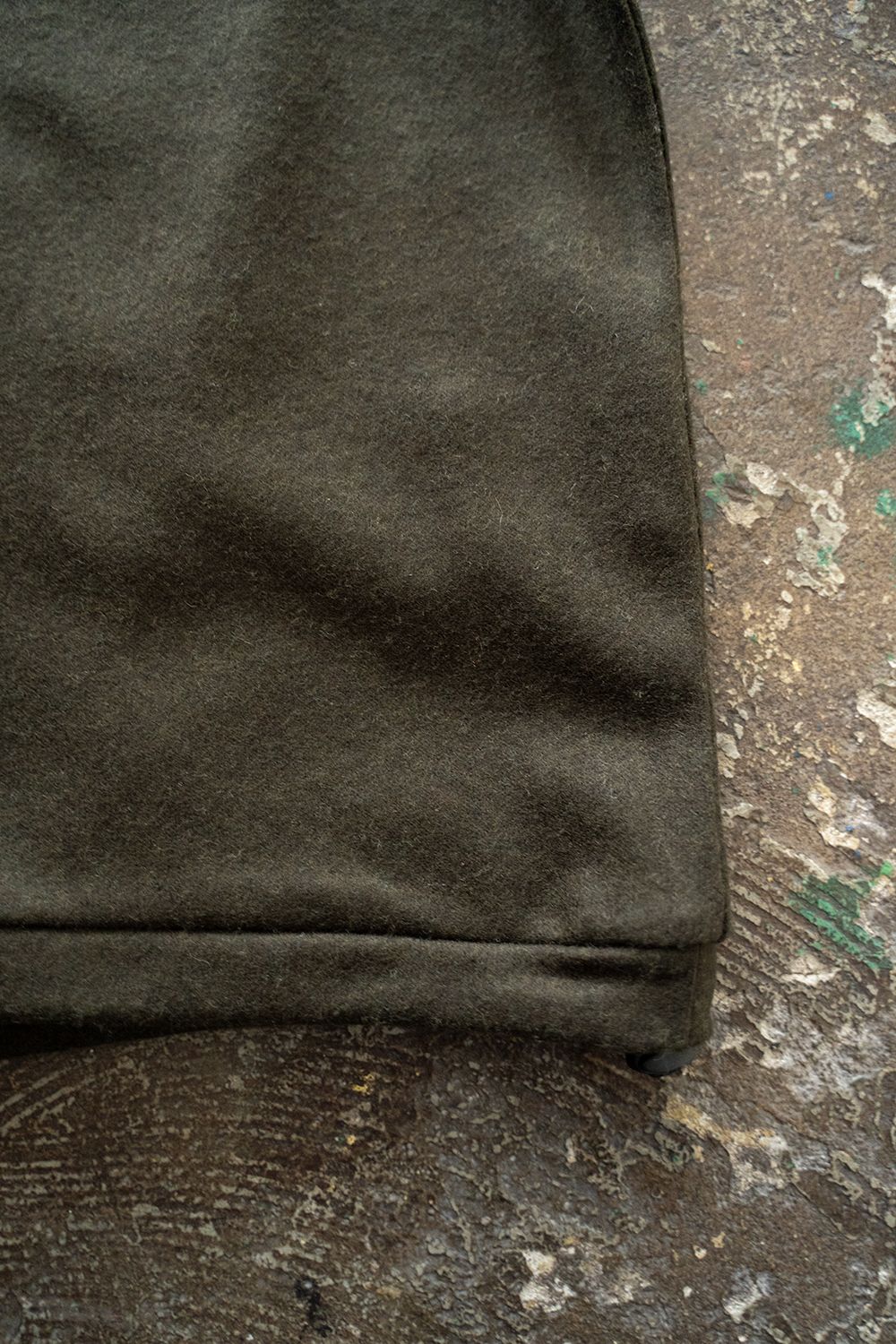 【25AW】ウール×シルクプルオーバー(OLIVE)